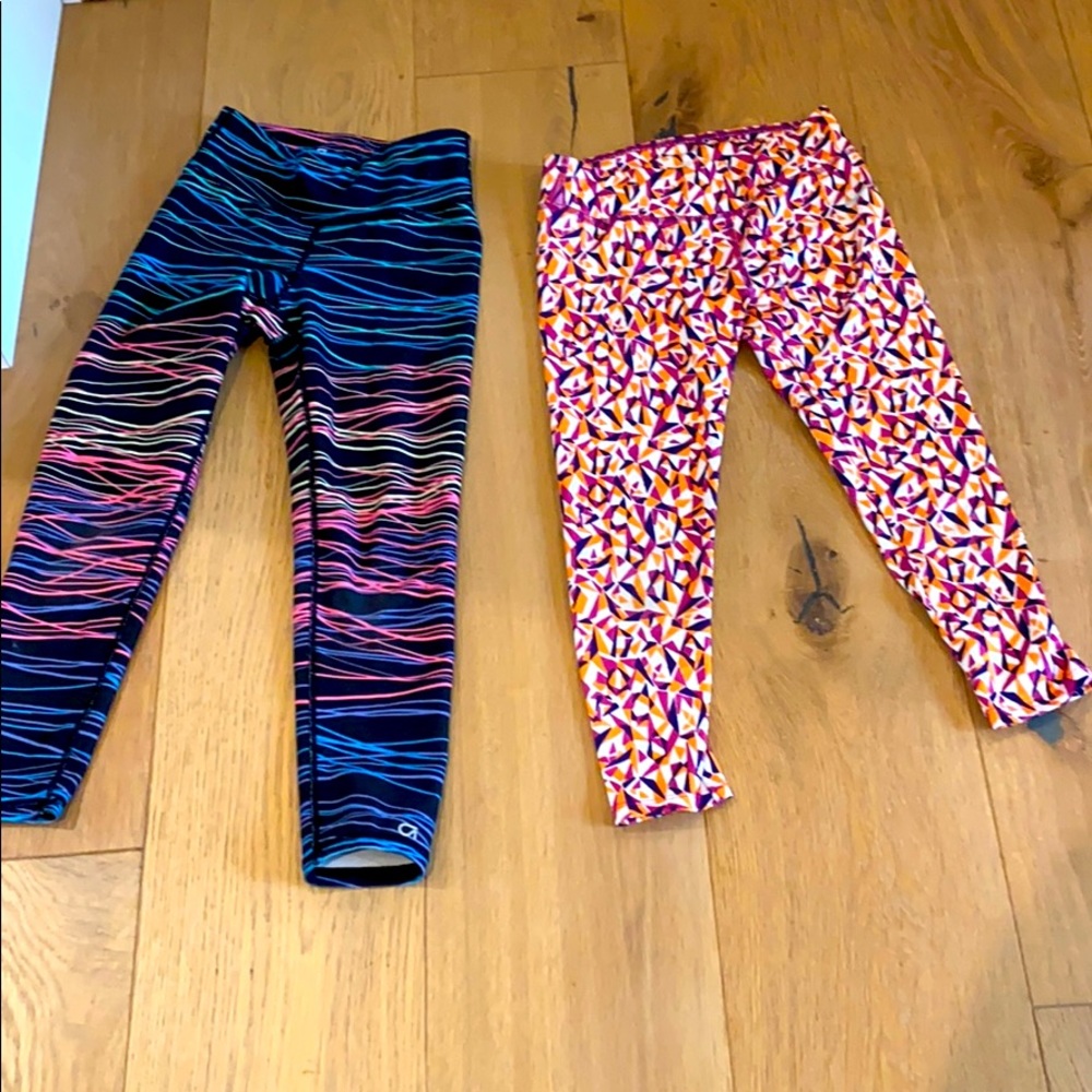 Cute fun pattern worn out pants for girls size 6